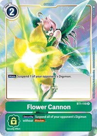 Flower Cannon (Alternate Art) (BT1-110 R) [Release Special Booster 1.0]