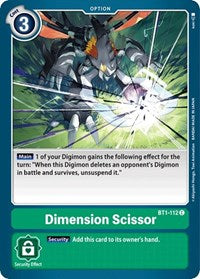 Dimension Scissor (BT1-112 C) [Release Special Booster 1.0]