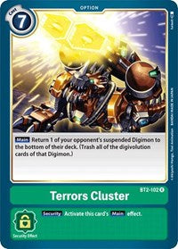 Terrors Cluster (BT2-102 R) [Release Special Booster 1.0]