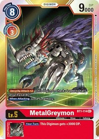 MetalGreymon (Secret Rare) (BT1-114 SEC) [Release Special Booster 1.0]