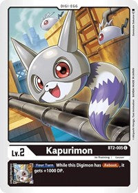 Kapurimon (BT2-005 C) [Release Special Booster 1.0]