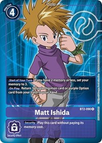 Matt Ishida - BT2-090 (Box Topper) (BT2-090 R) [Release Special Booster 1.0]