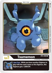 Tsumemon (BT2-006 R) [Release Special Booster 1.0]