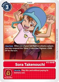 Sora Takenouchi (BT2-084 R) [Release Special Booster 1.0]