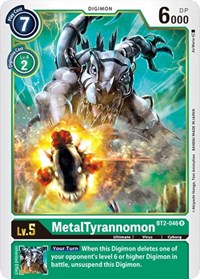 MetalTyrannomon - BT2-046 (BT2-046 R) [Release Special Booster 1.0]