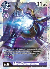MetalGarurumon - BT2-081 (BT2-081 SR) [Release Special Booster 1.0]