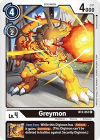 Greymon - BT2-057 (BT2-057 C) [Release Special Booster 1.0]