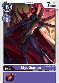 Myotismon (BT2-075 U) [Release Special Booster 1.0]