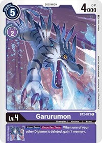 Garurumon - BT2-073 (BT2-073 C) [Release Special Booster 1.0]