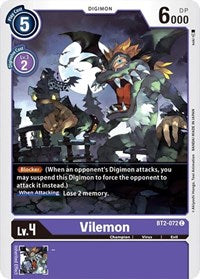 Vilemon (BT2-072 C) [Release Special Booster 1.0]