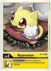 Nyaromon (BT2-003 U) [Release Special Booster 1.5]