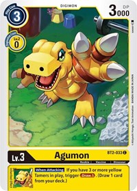 Agumon - BT2-033 (BT2-033 C) [Release Special Booster 1.5]