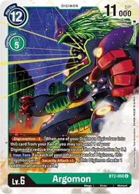 Argomon - BT2-050 (BT2-050 U) [Release Special Booster 1.5]