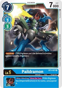 Paildramon (BT3-027 R) [Release Special Booster 1.5]