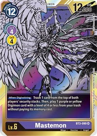 Mastemon (Alternate Art) (BT3-090 SR) [Release Special Booster 1.5]