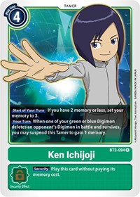 Ken Ichijoji (BT3-094 R) [Release Special Booster 1.5]