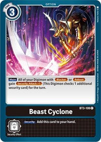 Beast Cyclone (BT3-106 C) [Release Special Booster 1.5]