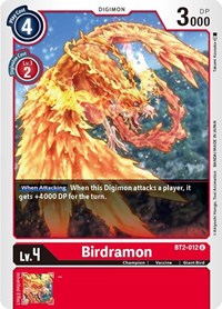 Birdramon - BT2-012 (BT2-012 U) [Release Special Booster 1.5]