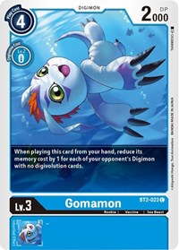 Gomamon - BT2-023 (BT2-023 C) [Release Special Booster 1.5]