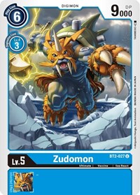 Zudomon - BT2-027 (BT2-027 U) [Release Special Booster 1.5]