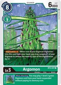 Argomon - BT2-047 (BT2-047 C) [Release Special Booster 1.5]