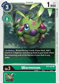 Wormmon (BT3-047 R) [Release Special Booster 1.5]