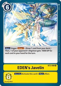 EDEN's Javelin (BT2-098 U) [Release Special Booster 1.5]