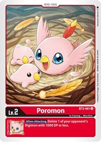 Poromon (BT3-001 U) [Release Special Booster 1.5]
