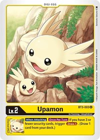Upamon - BT3-003 (BT3-003 U) [Release Special Booster 1.5]