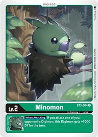 Minomon (BT3-004 U) [Release Special Booster 1.5]