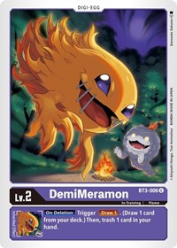 DemiMeramon (BT3-006 U) [Release Special Booster 1.5]