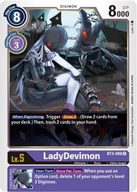 LadyDevimon (BT3-088 R) [Release Special Booster 1.5]
