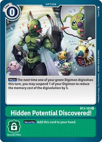 Hidden Potential Discovered! (BT3-103 U) [Release Special Booster 1.5]