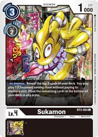 Sukamon (BT3-063 C) [Release Special Booster 1.5]