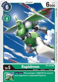 Rapidmon (BT3-052 C) [Release Special Booster 1.5]