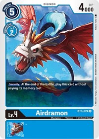 Airdramon (BT3-024 U) [Release Special Booster 1.5]