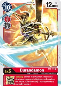 Durandamon (BT3-016 R) [Release Special Booster 1.5]