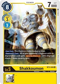 Shakkoumon (BT3-040 R) [Release Special Booster 1.5]