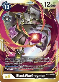 BlackWarGreymon (BT2-112 SEC) [Release Special Booster 1.5]