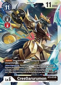 CresGarurumon (BT3-073 SR) [Release Special Booster 1.5]