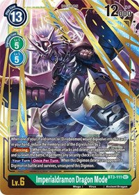 Imperialdramon Dragon Mode (Secret Rare) (BT3-111 SEC) [Release Special Booster 1.5]