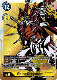 ShineGreymon (Alternate Art) (BT2-041 SR) [Release Special Booster 1.5]
