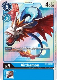 Airdramon (Box Topper) (BT3-024 U) [Release Special Booster 1.5]