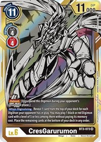 CresGarurumon (Alternate Art) (BT3-073 SR) [Release Special Booster 1.5]