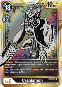 Craniamon (Alternate Art) (BT3-075 SR) [Release Special Booster 1.5]
