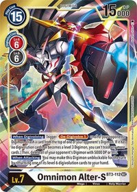 Omnimon Alter-S (Secret Rare) (Alternate Art) (BT3-112 SEC) [Release Special Booster 1.5]