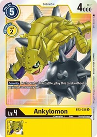 Ankylomon (Box Topper) (BT3-036 U) [Release Special Booster 1.5]