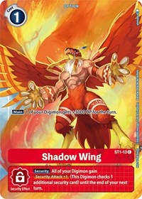 Shadow Wing - ST1-13 (Tamer's Evolution Box) (ST1-13 C) [Starter Deck 01: Gaia Red]