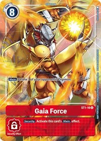Gaia Force - ST1-16 (Tamer's Evolution Box) (ST1-16 U) [Starter Deck 01: Gaia Red]
