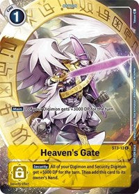 Heaven's Gate - ST3-13 (Tamer's Evolution Box) (ST3-13 C) [Starter Deck 03: Heaven's Yellow]